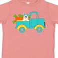 thumbnail image 4 of Inktastic Cute Easter Bunny in Blue Truck with Carrots Boys or Girls Toddler T-Shirt, 4 of 5