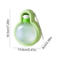 thumbnail image 3 of Botella dispensadora de agua para mascotas para exteriores con cuenco adjunto, botella portátil impermeable para perro de viaje y gatos, plástico multicolor, 18,5 cm, 250 g, 1 paquete, 3 of 6