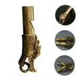 thumbnail image 6 of LULULION Rescue Whistle Brass Keychain Golden 1Pcs, 6 of 6