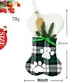 thumbnail image 7 of Crowdstage Personalized Christmas Stocking for Dog,Dog Christmas Stockings Embroidered Pet Puppy Linen Fleece Cuff Socks Ornaments for Xmas Tree Hanging Decor Party Gifts Bag,16'', 7 of 7