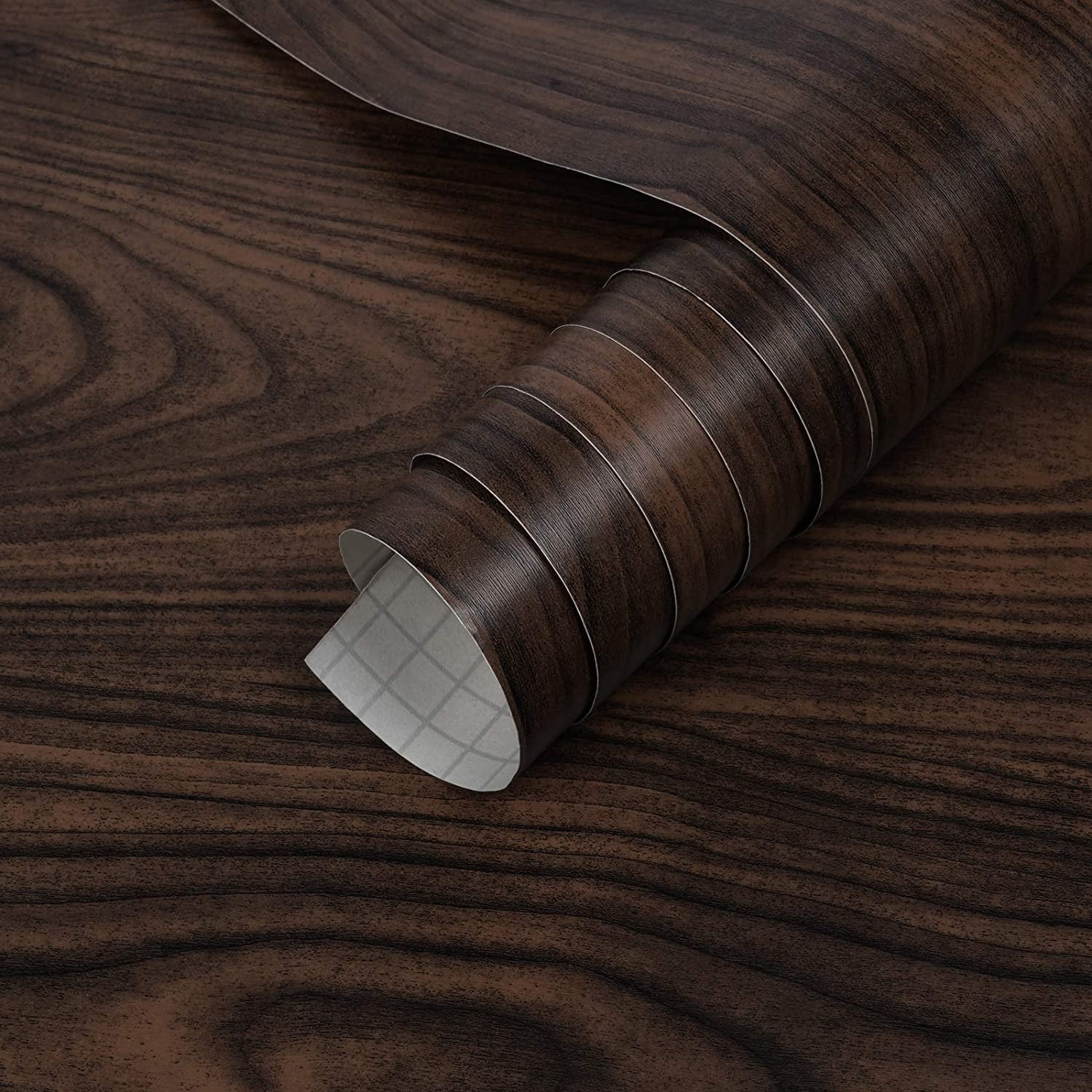 Natural Light Wood Grain Oak Vinyl Contact Paper Shelf Drawer Liner Peel Stick 
