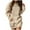 Khaki, variant on Utoimkio Women's Long Sleeve Hooded Sweatshirt Dress Casual Loose Midi Dresses for Women with Pockets