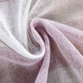thumbnail image 6 of Efavormart 2 Panels White/Lavender Faux Linen Woven Sheer Window Drapery Stripe Window Treatment Grommet Curtain Panel 52"x84", 6 of 9