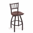 thumbnail image 3 of Holland Contessa XL 36" Bar Stool - Nickel/Medium Oak Seat, 3 of 7