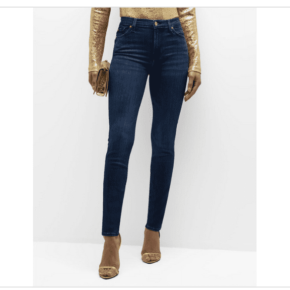 7 for All Mankind Legendary High-Waist Skinny Jean