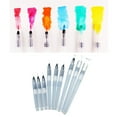 Gong 9pcs Water Coloring Brush Pen Set for Watercolor Painting Water