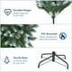 thumbnail image 4 of Árbol de Navidad Predecorado y Preiluminado, Configuración Fácil, Ramas Densas, Piñas Nevadas y Soporte Metálico Resistente con Luces LED, 4 of 5