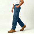 thumbnail image 5 of Pafei Tyugd Work Cargo Pants for Men with Pockets Casual Elastic Waisted Hiking Pants Straight Leg Chino Trousers Active Outdoor Navy 2XL, 5 of 10