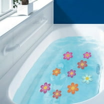 Amacok 20Pcs Non Slip Decal Sticker Strips for Kids Bathtub Shower Bath Tub Bathroom Home Waterproof and Anti Skid Flowers Bathtub Stickers