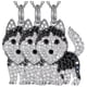 thumbnail image 1 of Collar DogNeck19 VentDepot 3Pzas Husky Plata Metal Cadena y Dije, 1 of 4