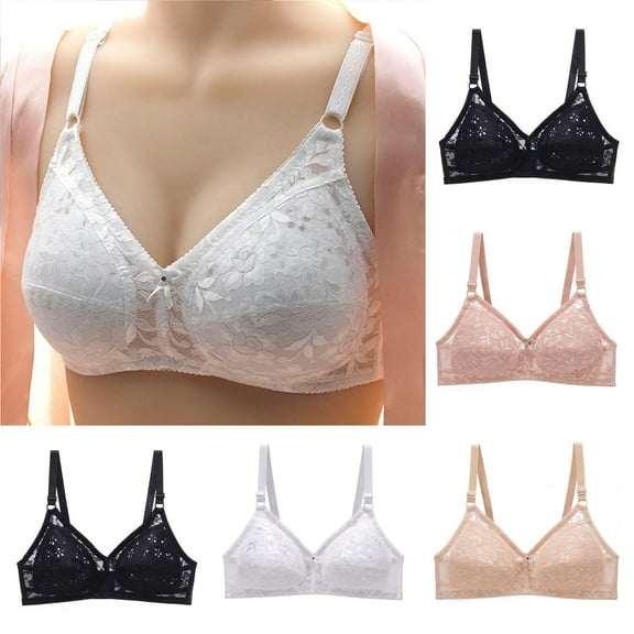 Antinious Ladies Solid Wireless Back Closure Backless Seamless Support Everyday Bras