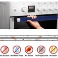 thumbnail image 4 of Ziyoot 5Pcs Refrigerator Door Handle Cover Washable Kitchen Appliance Decor Handles Fridge Oven Microwave Dishwasher Antiskid Protector, Keep Off Fingerprints Food Stains (Navy Blue), 4 of 8
