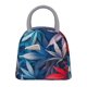 thumbnail image 1 of Balery Red And Blue Leaves Bolsa de Almuerzo para Mujeres, Caja de Almuerzo, Bolsa de Almuerzo Pequeña Impermeable, Tote de Almuerzo Reutilizable con Gran Capacidad, 1 of 6