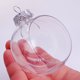 thumbnail image 2 of 6 Pieces x DIY Shatterproof Transparent Home Christmas Decoration Bauble Ornament 80mm Plastic Window Opening Ball, 2 of 5