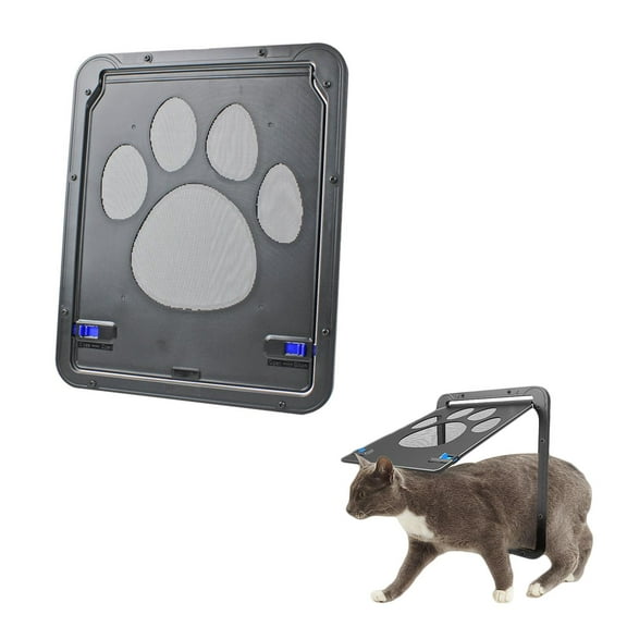 WE-POLUJ Dog Screen Door Inside Door Flap 8x10.5x0.5 Inch Lockable Pet Screen Doors