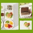 thumbnail image 1 of Graflsoa Eco-Friendly 10-Inch Square Plates, 50-Pack Biodegradable White Disposable Tableware for Parties & Events, 1 of 6