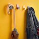 thumbnail image 4 of Colored self-adhesive hooks Colored self-adhesive heavy duty towel hooks Plastic self-adhesive hooks, 4 of 5
