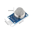 thumbnail image 2 of Sensor de gas licuado de metano de humo de detección de módulo de sensor MQ para Arduino(MQ 4), 2 of 8