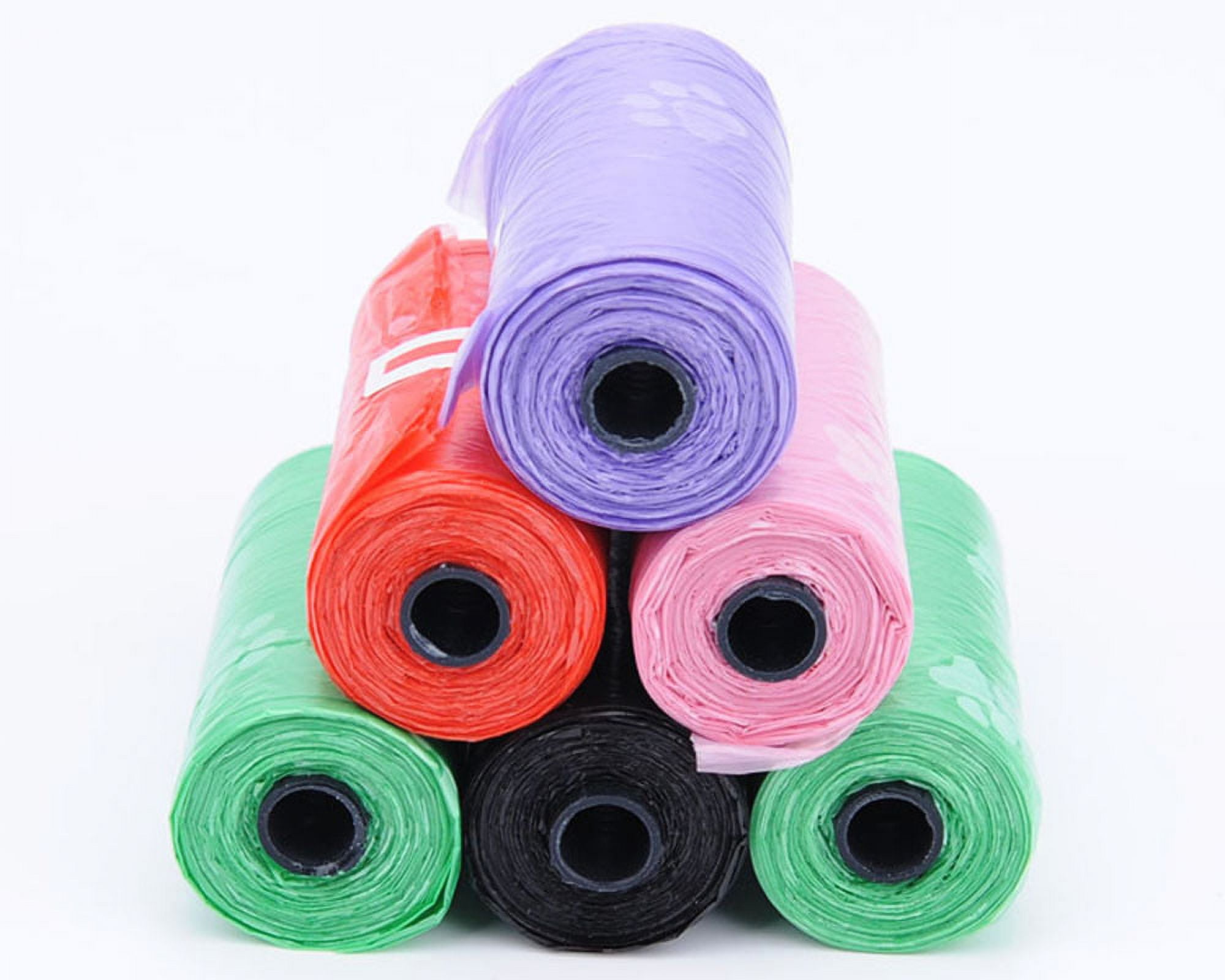 Pet Supplies 750PCS Dog Poop Bags for Waste Refuse Cleanup,Doggy 50 Roll Replacements for Outdoor Puppy Walking and Travel, Leak Proof and Tear Resistant, Thick Plastic(10.2"*12.6",Multicolor)