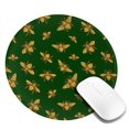 thumbnail image 2 of Disketp Hohey Bee Small Mouse Pad 7.9x7.9 Inches,Washable Round Mousepad for Office Laptop Computer,Non-Slip Rubber Base Mouse Pads for Wireless Mouse, 2 of 8