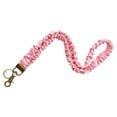 thumbnail image 2 of olkpmnmk Phone Lanyards, Handmade Ruched Fabric Phone Lanyard, Soft Ruched Wrist Neck Strap with Metal Clasp, Universal Cell Phone Lanyard for ID Badges,Card Holder, Car Key, and Most Smartphones, 2 of 5
