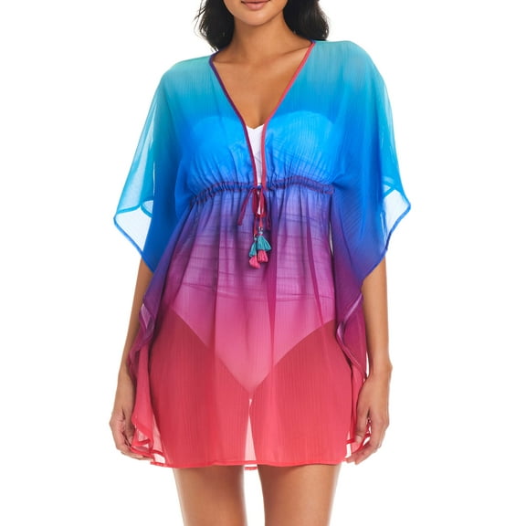 Heat Of The Moment Caftan Cover-Up Swimsuit