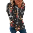 thumbnail image 2 of Ichuanyi liquidación para mujer verano sexy cuello redondo de manga larga blusa regular impresa ICHUANYI WER202308240442, 2 of 5