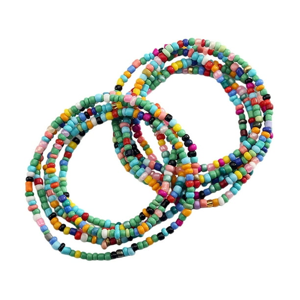 2 Cadenas de Cuentas para la Cintura, Bikini, Estilo Moda, Cuentas para el Ombligo Vistoso