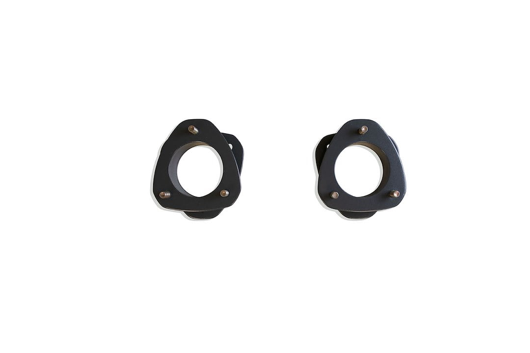 Maxtrac Suspension MXT904140 2.5 in. Spacers with 4 in. Blocks & U-bolts 2 Maxtrac Shocks Kit for 2021-C Ford F150 2WD