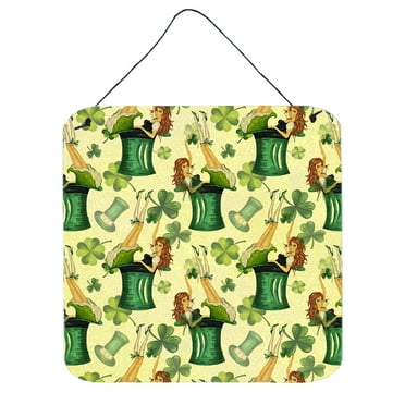 Watercolor St Patricks Day Party Wall or Door Hanging Prints