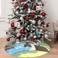 thumbnail image 5 of Saiise Christmas Tree Skirt 48" ,Xmas Tree Skirts with Bluey Pattern,Tree Mat for Indoor Outdoor Christmas Winter Holiday Party Indoor Decorations, 5 of 7