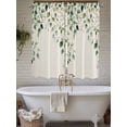 thumbnail image 7 of Living Room Curtains 72 Inches length, Eucalyptus Leaf Window Treatment Curtain Drapes, Watercolor Green Plant Vintage Country Light Filtering Drapes for Bedroom Laundry Room, 52"x72", 2 Panels, 7 of 7