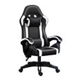 thumbnail image 1 of Silla Gamer/ Escritorio Reclinable Ergonómica Negro-blanco Cuero Sintético, 1 of 1