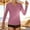 Hot Pink, variant on ClodeEU Women's Sun Protection Long Sleeve V Neck Top, Solid Color Casual T-Shirt For Summer Black,Women's Plus L