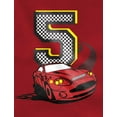 thumbnail image 2 of Tstars Unisex Kids 5th Birthday Gift - Exciting Race Car T-Shirt - Perfect Birthday Present for 5-Year-Olds - Fun Car-Themed Party Apparel - Ideal for Boys and Girls - Toddler's Birthday T-Shirt, 2 of 7