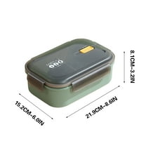 EUDIDV Insulated Travel Mug Stainless Steel Insulated Lunch Box For Office Workers Large Capacity Lunch Box Student Compartment Lunch Tray Thermos