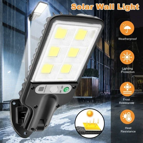 PURELY- Led Solar Wall Light Dusk To Dawn Outdoor Road Street Lamp