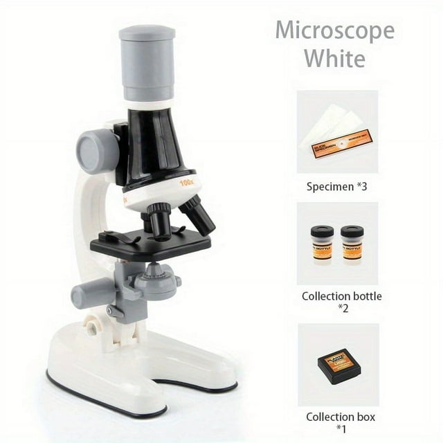 Déverrouillez les Merveilles de la Science avec Ce Kit de Microscope pour Enfants - LED 100X, 400X & 1200X