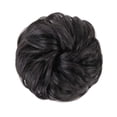 thumbnail image 2 of MORICA 1PCS Messy Bun Hair Piece Scrunchies Synthetic Chignon for Women Updo Natural Black Elastic Band, 2 of 7