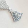 thumbnail image 2 of BlissBlush Coastal Blue Boho Decorative Throw Pillow Cover 20x20 Modern Bohemian Accent Pillow Case Square Woven Textured Farmhouse Pillows for Couch Bed (Pack of 1), 2 of 7