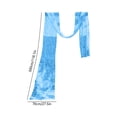 thumbnail image 3 of SLYNSHome Sheer Lace Window Scarf, Lightweight Decorative Wedding Drape,Blue Semi Transparent Voile Curtain Swag for Outdoor Arbor Gazebo Party Decor, 3 of 6