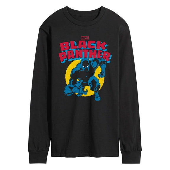 Marvel Black Panther - Crouch - Men's Long Sleeve Graphic T-Shirt
