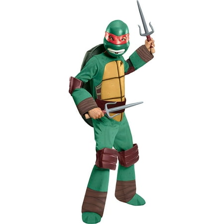 Rubies Costume Co Deluxe Children Teenage Mutant Ninja Turtles Raphael Costume Medium 8-10
