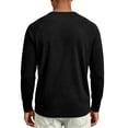 thumbnail image 4 of Evdexr Shirts for Men 2026 Long Sleeve Crew Neck Tees Winter Workout Casual Loose Fit Solid Shirt Breathable Oversized Lightweight Running Tops 2XL, 4 of 4