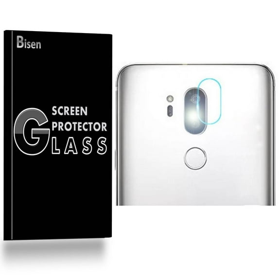 Rear Camera of LG G7 ThinQ / LG G7 (2018 Release) [3-Pack BISEN] Screen Protector Tempered Glass, 9H Hardness, Anti-Scratch, Anti-Shock, Bubble Free, Shatterproof