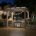 thumbnail image 4 of VEIKOUS 8' x 5' Outdoor Grill Gazebo w/Workstation Shelves, Multi-Use Gazebo for Lawn, Garden, 4 of 15