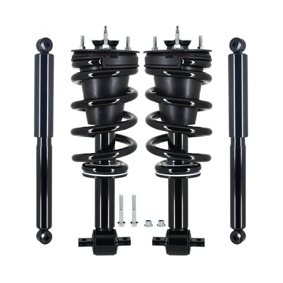 Front-Rear 4 Quick Complete Strut-Shock For 2014 - 2018 GMC Sierra 1500 RWD