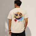 thumbnail image 4 of Men's Smile Mood Graphic T-Shirt, Classic Fit Short Sleeve Crewneck Tee, 4 of 9