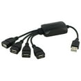 thumbnail image 3 of Lot 2 4 Port USB 2.0 Multi Hub Expansion Splitter High Speed for Pc Laptop Black, 3 of 4