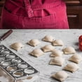 thumbnail image 4 of Juego de prensas para tortellini, juego de rodillos, herramientas profesionales para hacer pasta, dumplings, pelmeni, pierogi, potstickers, ravioles, kit de sellos, 4 of 7
